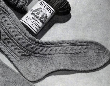 Men's Sock Pattern No. 521
