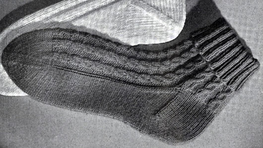 Women's Sock Pattern No. 532