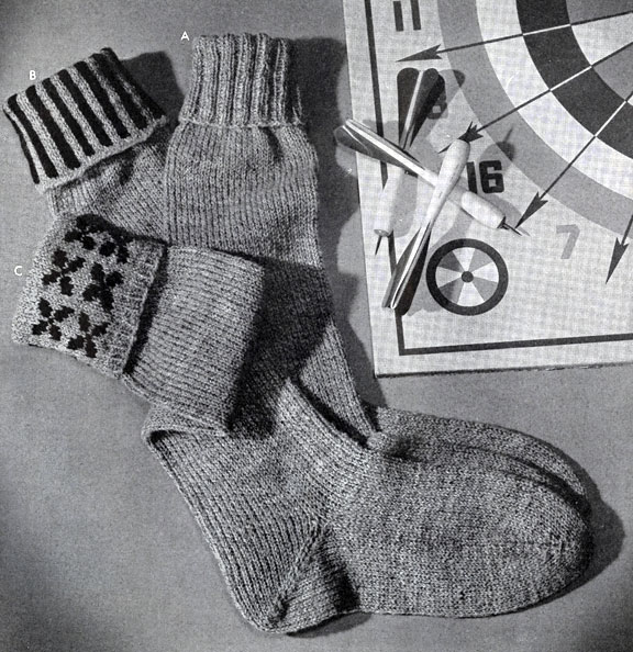 Children's Sock Pattern No. 529