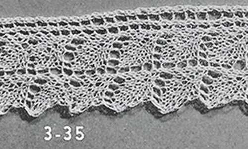 Knitted Edging Pattern #3-35