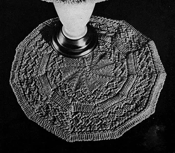 Knitted Doily Pattern #4-66