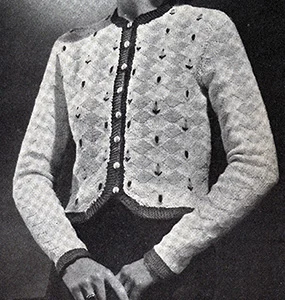 Snowtrain Cardigan Pattern #1116