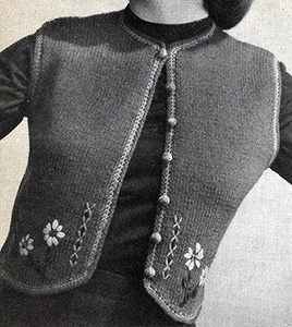Tyrol Vest Pattern #1119