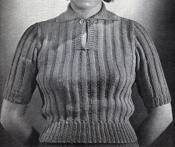 Jiffy Knit Pullover Pattern #1121