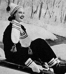 Toboggan Fan Set Pattern #2273