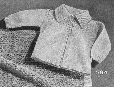 Knitted Sweater Pattern #584