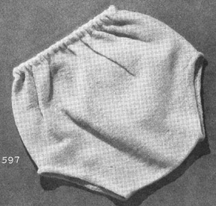 Knitted Pants Pattern #597