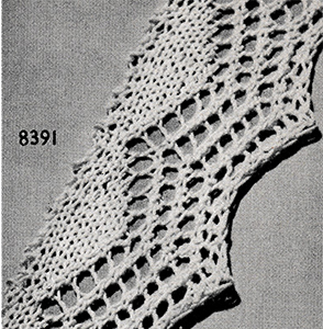 Knitted Edging Pattern #8391