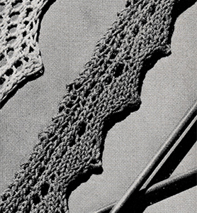 Knitted Edging Pattern #8392