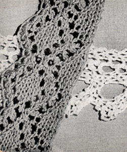 Knitted Edging Pattern #8397