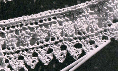 Knit Edging Pattern #8555