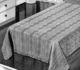 Trailing Vine Bedspread Pattern