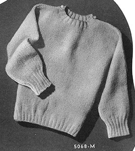 Pat-a-Cake Pullover Pattern #5068