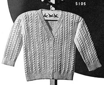 Sally Waters Cardigan Pattern #5105