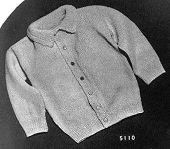 Wee Willie Winkie Cardigan Pattern #5110