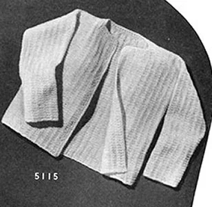 Mary's Lamb Cardigan Pattern #5115