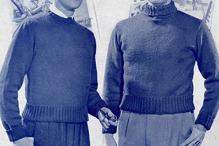 Round or Turtle Neck Pullover Pattern