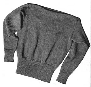 Crew Neck Pullover Pattern #S-109
