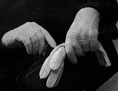 Classic Cotton Gloves #PC-1343 and Classic Wool Lining Patterns #PC-1344