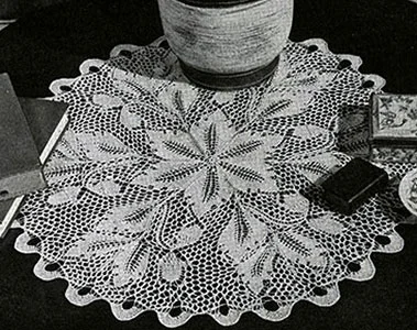 Frosted Ferns Doily Pattern