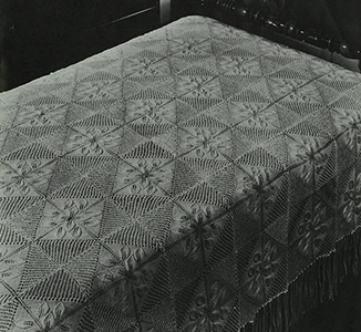 Knit Bedspread Pattern #6129
