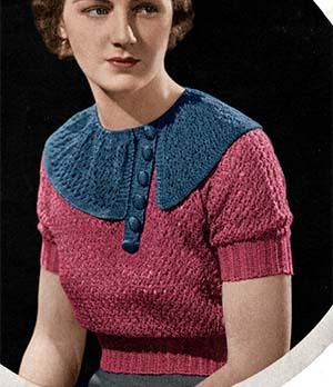Wave Crest Sweater Pattern #130