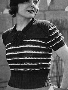 Fagot Knitted Blouse Pattern #137