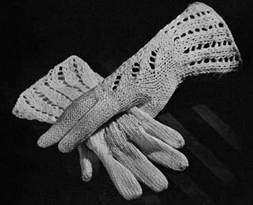 Knitted Sport Gloves Pattern #262