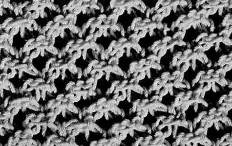Open Star Stitch Pattern