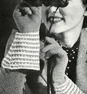 Tyrolean Gauntlet Gloves Pattern #77
