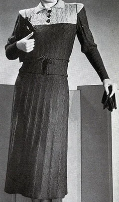 Epaulette Dress Pattern #1034