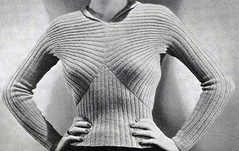 Modernist Pullover Pattern #1059