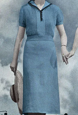Palm Beach Dress Pattern #1096