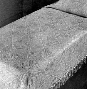 Knitted Bedspread Pattern