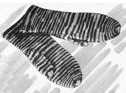 Mittens in Shaded Colors Pattern #1516