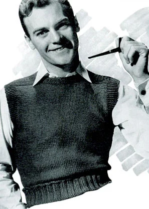 Sleeveless Sweater Pattern #1536