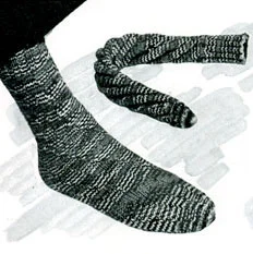 Spiral Sock Pattern #1539