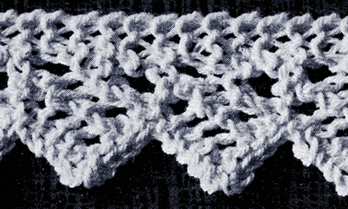 Knitted Edging Pattern #1866
