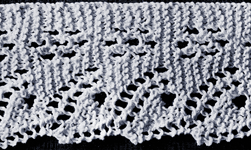 Knitted Edging Pattern #1868