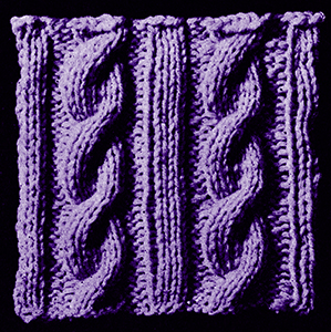 Cable Stitch Square Pattern #2