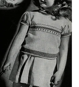 Girl's Sweater Pattern #3118