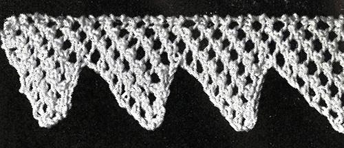 Pointed Lace Edging Pattern