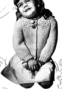 Knitted Smocked Sweater Pattern #5315