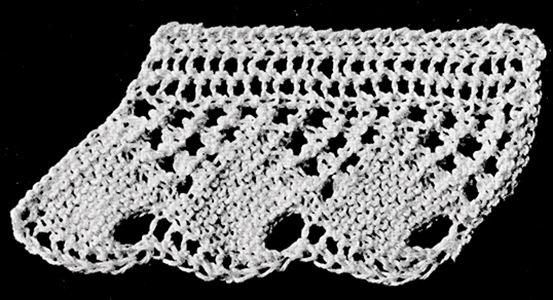 Knitted Edging Pattern #730