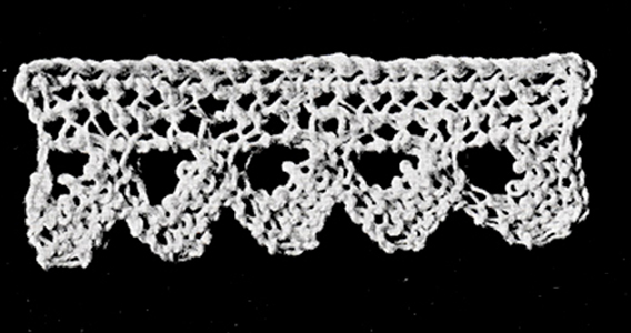 Knitted Edging Pattern #732