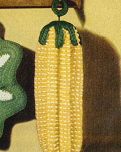 Crochet Corn Pot Handle Holder, Crochet Corn Pot Handle Holder, Crochet  Cucumber Pot Handle, Corn or Cucumber Pot Handle, Cast Iron Holder 
