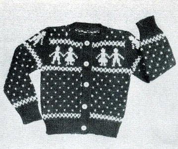 Child's Cardigan Pattern #38 | Size 3 to 4