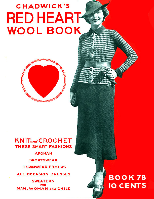 Chadwick's Red Heart Wool Book | Book No. 78 | The Spool Cotton Company
