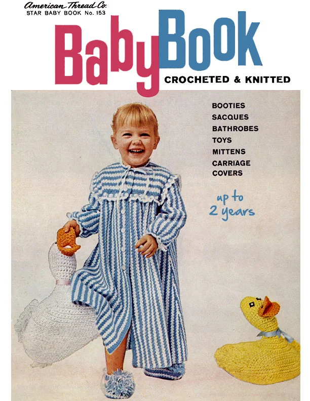 Baby Book Crocheted & Knitted | Star Book No. 153 | American Thread Company