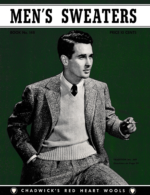 Men's Sweaters | Book No. 148 | The Spool Cotton Company